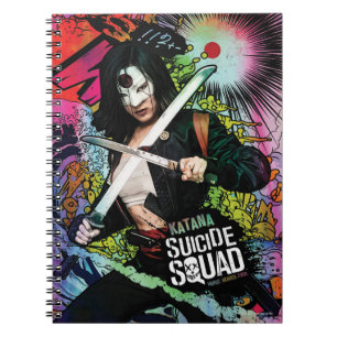 Suicide Squad   Katana Character Graffiti Anteckningsbok