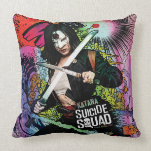 Suicide Squad Katana Character Graffiti Kudde