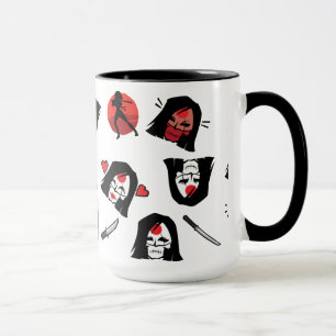 Suicide Squad Katana Emoji Mönster Mugg