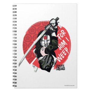 Suicide Squad Katana "För honom i Weep" Anteckningsbok Med Spiral