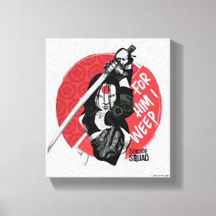 Suicide Squad Katana "För honom i Weep" Canvastryck