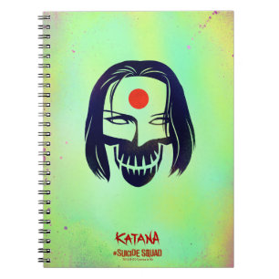 Suicide Squad   Katana Head Icon Anteckningsbok