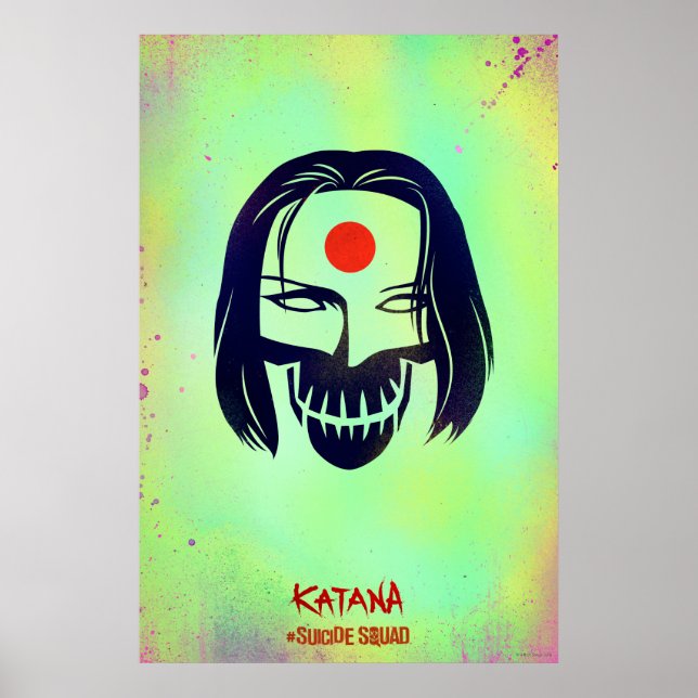 Suicide Squad | Katana Head Icon Poster (Framsidan)