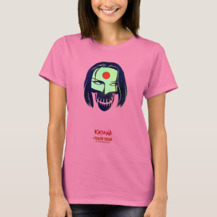 Suicide Squad   Katana Head Icon Tee Shirt