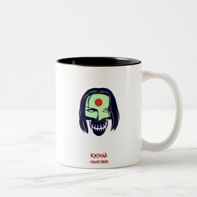 Suicide Squad | Katana Head Icon Två-Tonad Mugg (Höger)