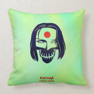 Suicide Squad Katana Huvudikon Kudde