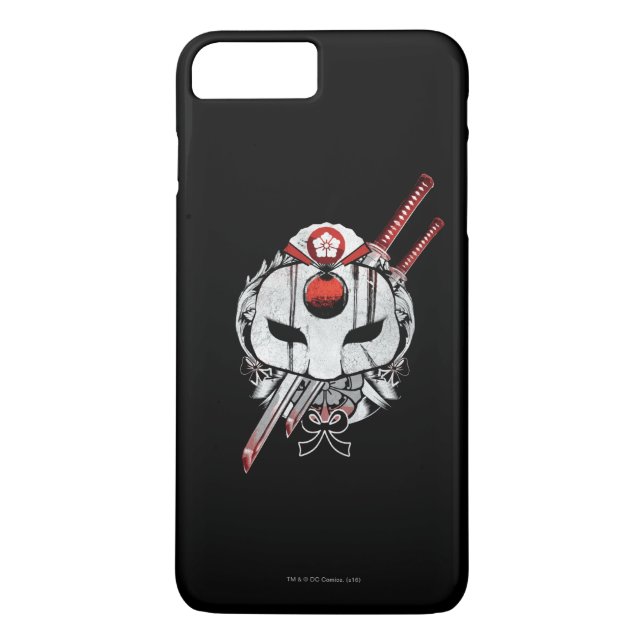 Suicide Squad | Katana Mask & Swords Tattoo Art Case-Mate iPhone Skal (Baksida)