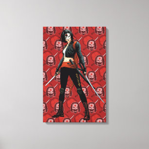 Suicide Squad   Katana Tecknad Bok Art Canvastryck