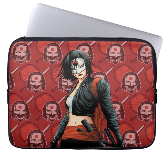 Suicide Squad | Katana Tecknad Bok Art Laptop Sleeve (Framsidan)