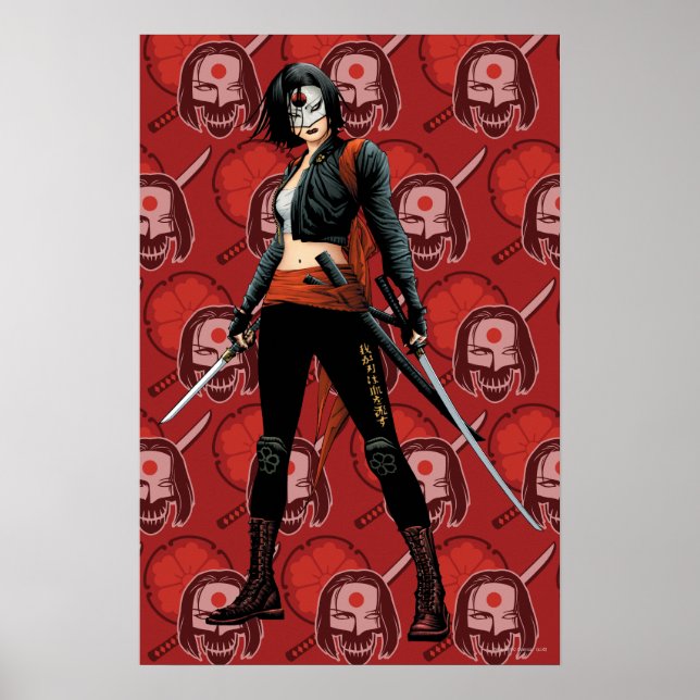 Suicide Squad | Katana Tecknad Bok Art Poster (Framsidan)