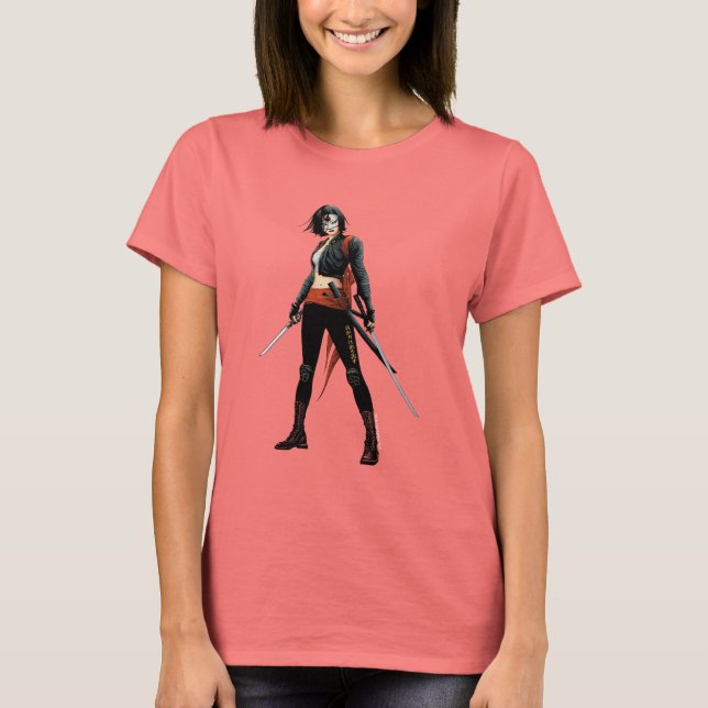 Suicide Squad | Katana Tecknad Bok Art Tee (Framsida)