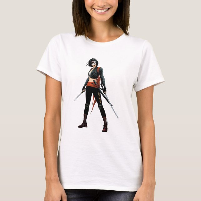 Suicide Squad | Katana Tecknad Bok Art Tee Shirt (Framsida)
