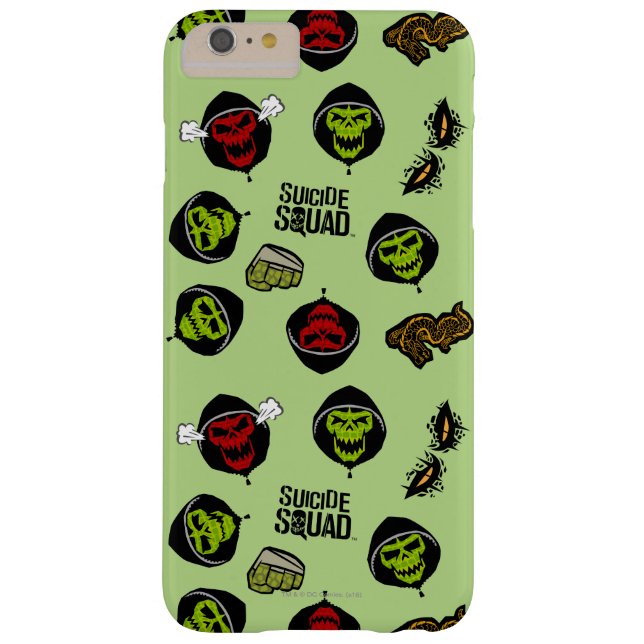 Suicide Squad | Killer Croc Emoji Mönster Case-Mate iPhone Skal (Baksidan)