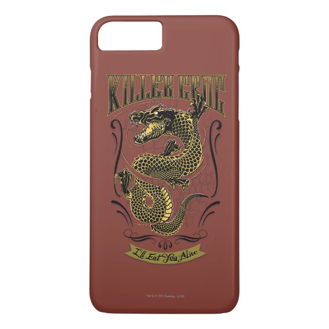 Suicide Squad | Killer Croc Tattoo Case-Mate iPhone Skal (Baksida)