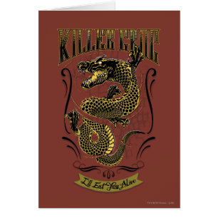 Suicide Squad   Killer Croc Tattoo Hälsningskort