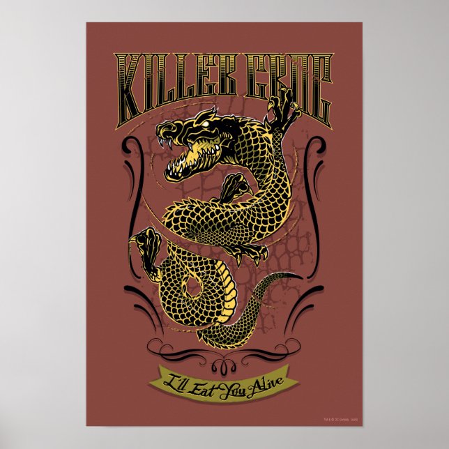 Suicide Squad | Killer Croc Tattoo Poster (Framsidan)