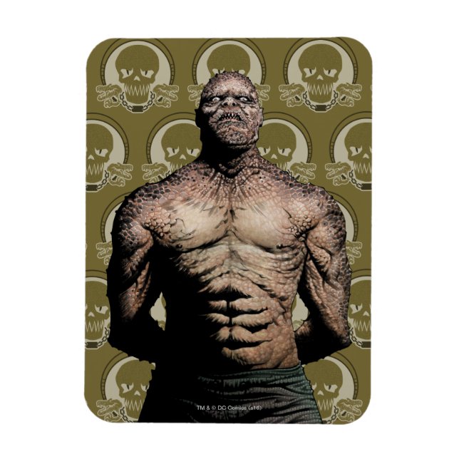 Suicide Squad | Killer Croc Tecknad Bok Art Magnet (Vertikal)