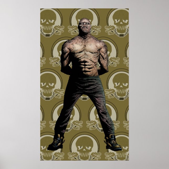 Suicide Squad | Killer Croc Tecknad Bok Art Poster (Framsidan)