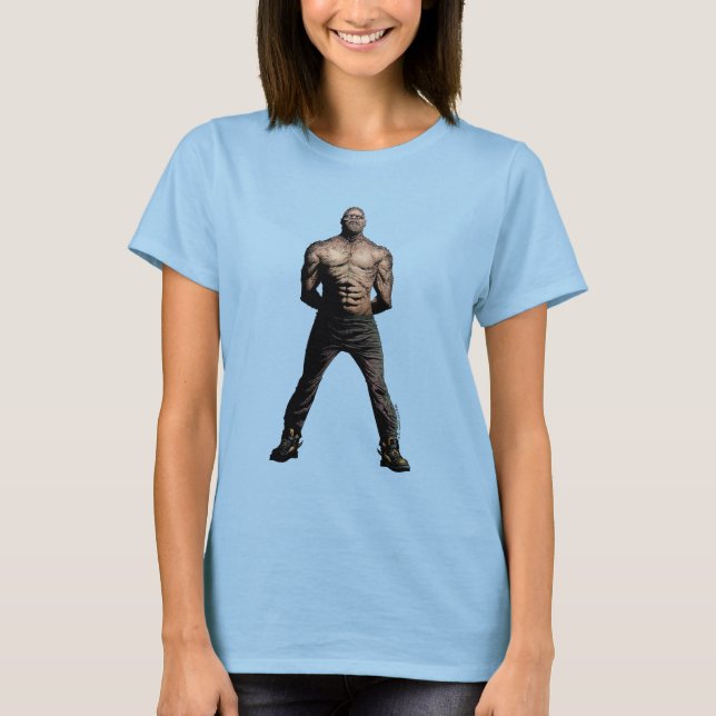 Suicide Squad | Killer Croc Tecknad Bok Art T Shirt (Framsida)