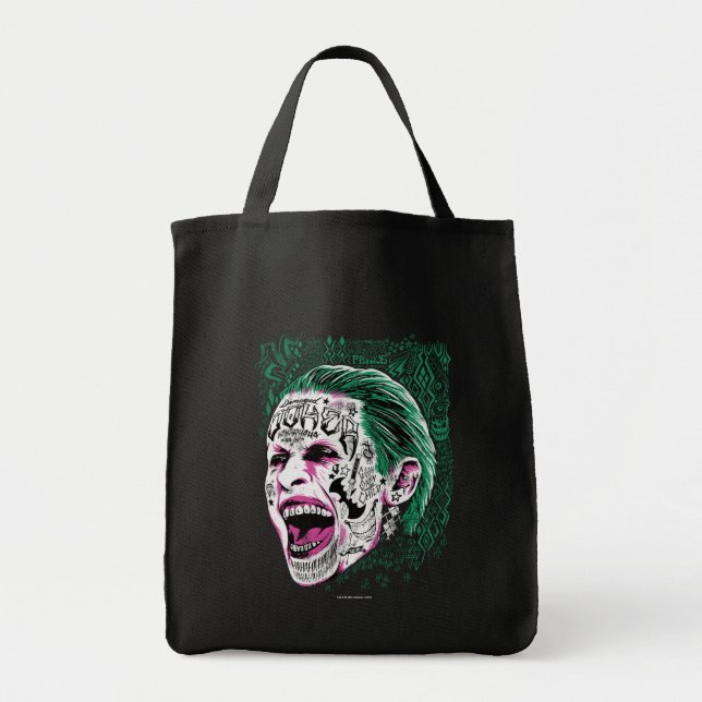 Suicide Squad | Laugher Joker Head Sketch Tygkasse (Framsidan)