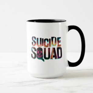 Suicide Squad   Logotyp för färgglöd Mugg