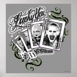 Suicide Squad   "Lucky You"-kort Poster