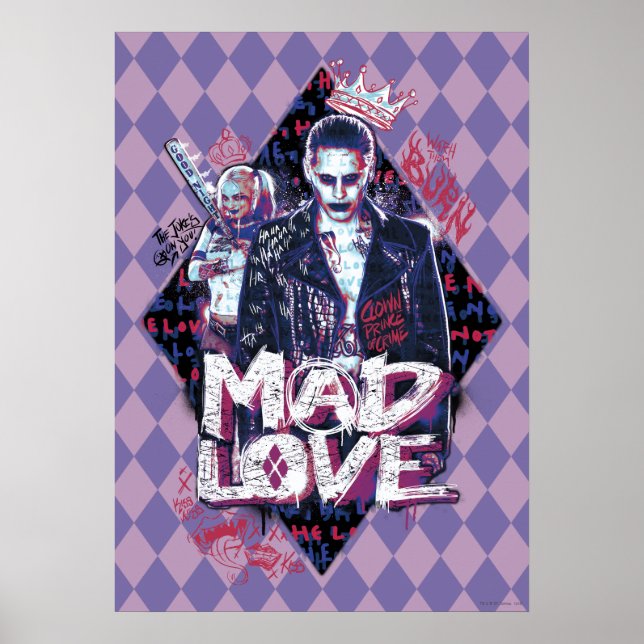 Suicide Squad | Mad Kärlek Poster (Framsidan)