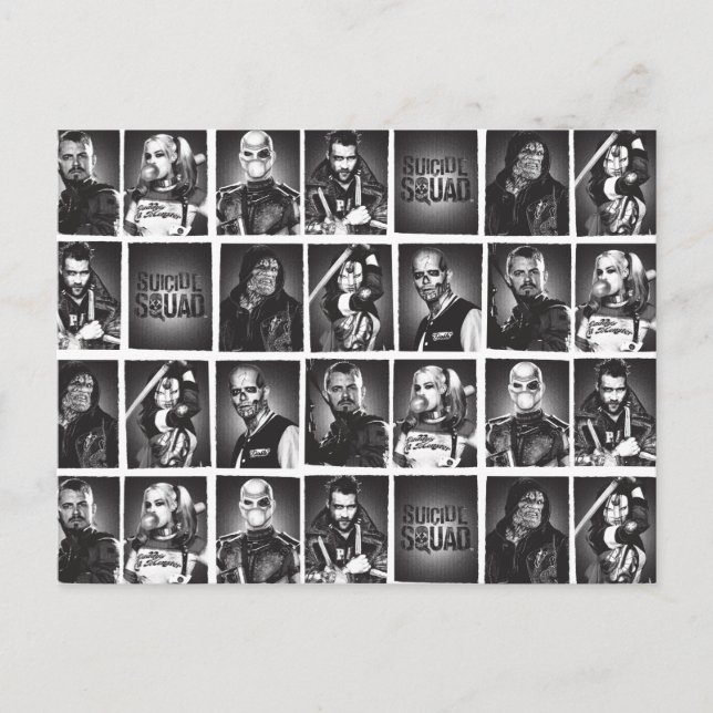 Suicide Squad | Mönster i årsboken Vykort (Framsida)