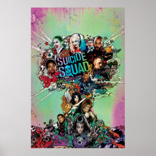 Suicide Squad Mushroom Cloud Explosion Poster