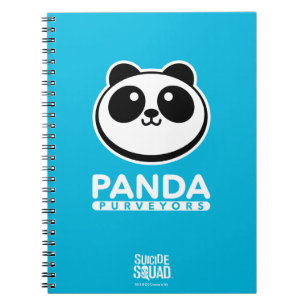 Suicide Squad   Panda Purveyers Logotyp Anteckningsbok
