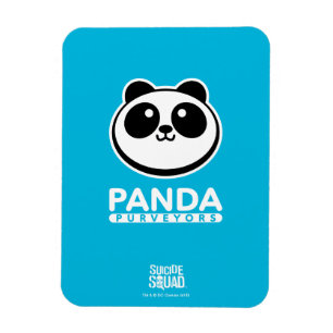 Suicide Squad   Panda Purveyers Logotyp Magnet