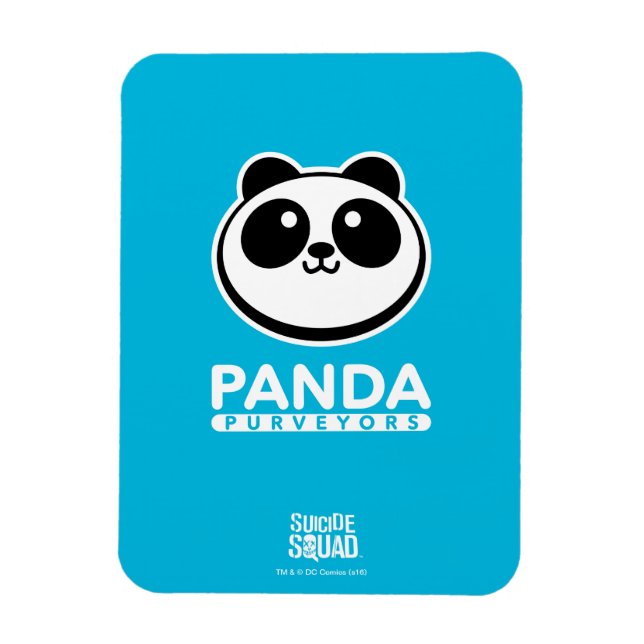 Suicide Squad | Panda Purveyers Logotyp Magnet (Vertikal)