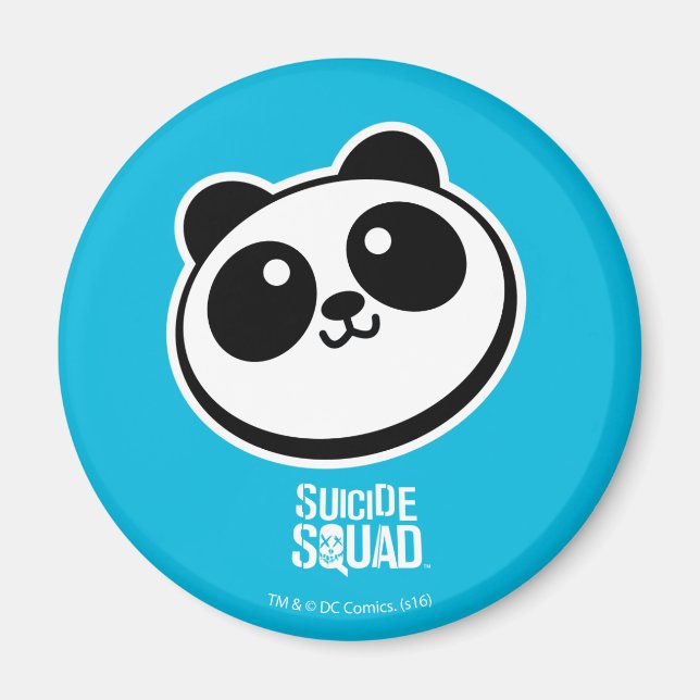 Suicide Squad | Panda Purveyers Logotyp Magnet (Framsidan)
