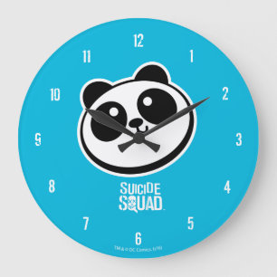Suicide Squad Panda Purveyers Logotyp Stor Klocka