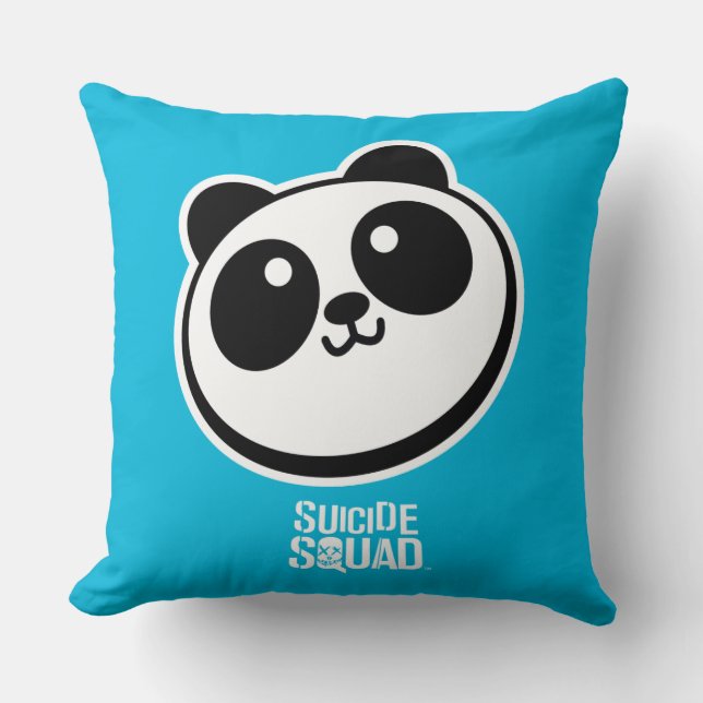 Suicide Squad | Panda Purveyors Logotyp Kudde (Framsida)