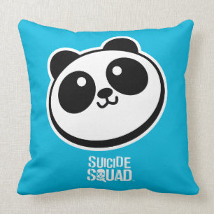 Suicide Squad   Panda Purveyors Logotyp Kudde