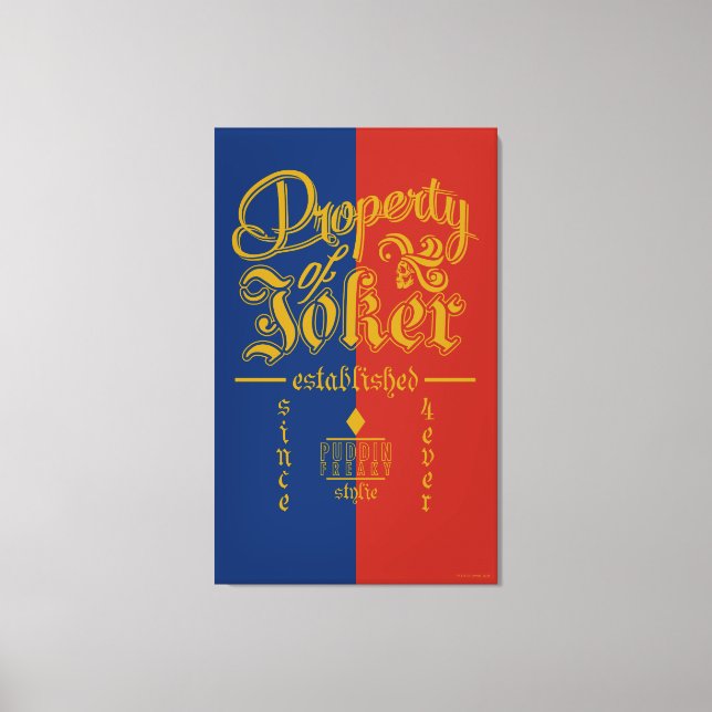 Suicide Squad | Puddin Freaky Canvastryck (Framsida)