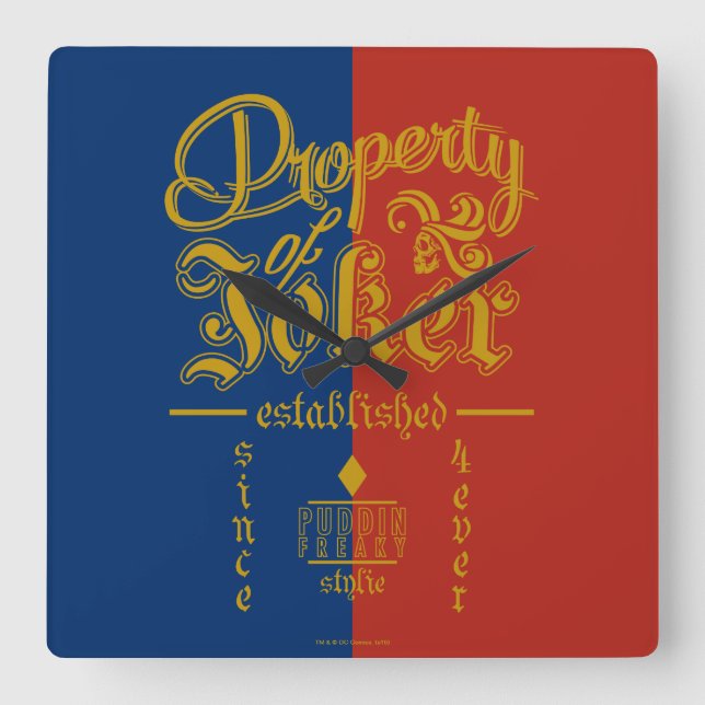 Suicide Squad | Puddin Freaky Fyrkantig Klocka (Framsida)