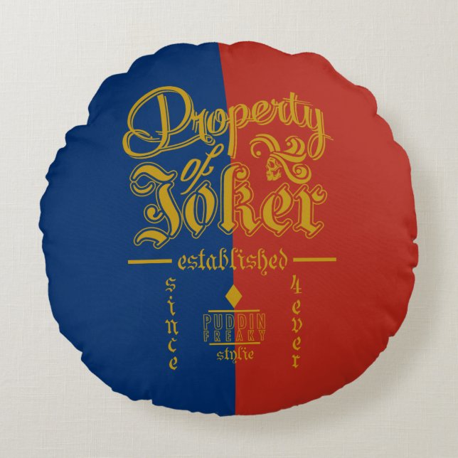 Suicide Squad | Puddin Freaky Rund Kudde (Framsidan)