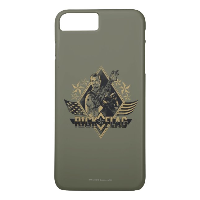Suicide Squad | Rick Flagga Badge Case-Mate iPhone Skal (Baksida)
