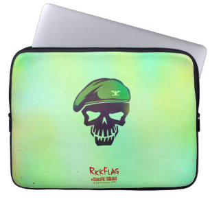 Suicide Squad   Rick Flagga Head Icon Laptop Fodral