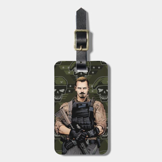 Suicide Squad | Rick Flagga Tecknad Bok Art Bagagebricka (Vertikal Framsida)