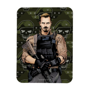 Suicide Squad Rick Flagga Tecknad Bok Art Magnet
