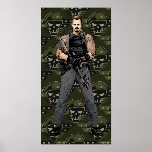 Suicide Squad | Rick Flagga Tecknad Bok Art Poster (Framsidan)