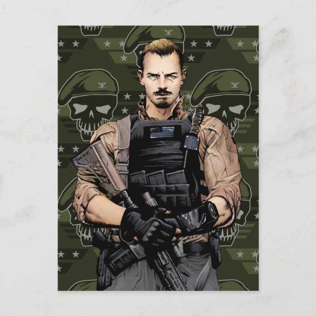 Suicide Squad | Rick Flagga Tecknad Bok Art Vykort (Framsida)