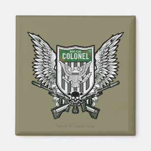 Suicide Squad   Rick Flagga Winged Vapensköld Tat Magnet