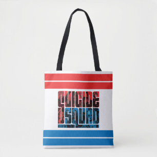 Suicide Squad Röd och blå Logotyp Tygkasse