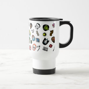 Suicide Squad Självmord Squad Emoji Mönster Resemugg