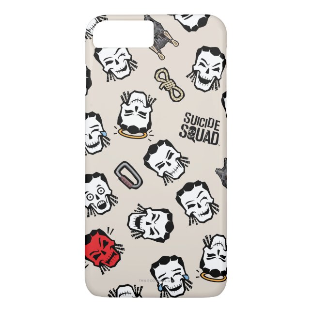 Suicide Squad | Slipknot Emoji Mönster Case-Mate iPhone Skal (Baksida)