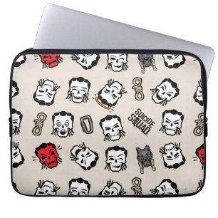 Suicide Squad Slipknot Emoji Mönster Laptop Sleeve